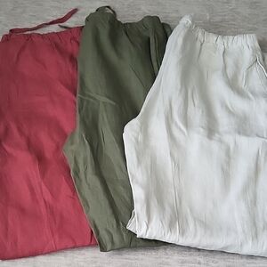 Old Navy Linen Pants - Cream